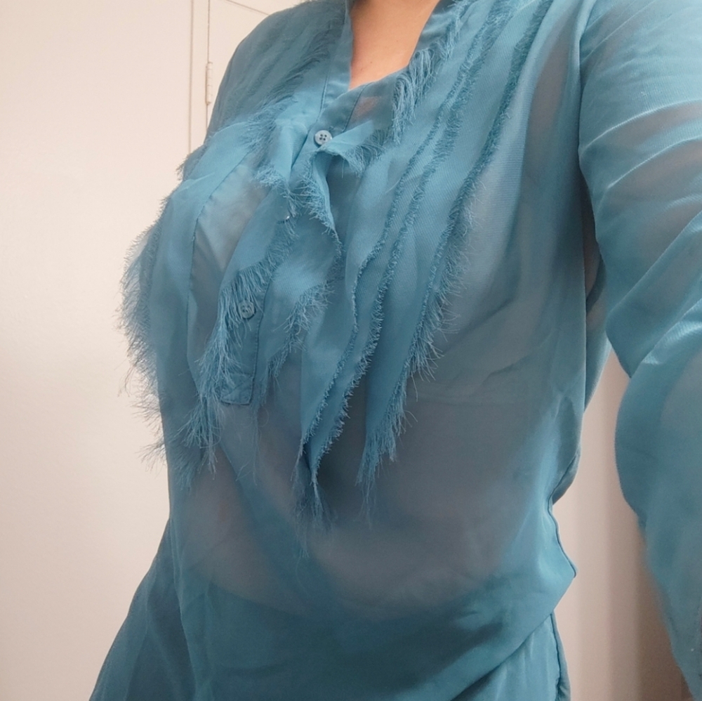 Lauren Conrad Sheer Blouse